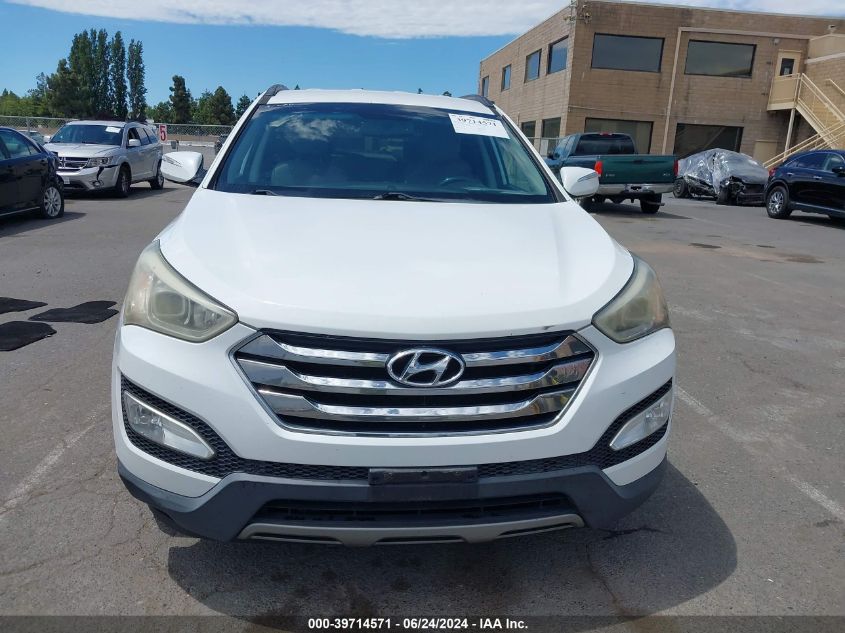 2013 Hyundai Santa Fe Sport VIN: 5XYZU3LB6DG059550 Lot: 39714571