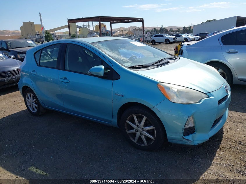 2012 Toyota Prius C Three VIN: JTDKDTB38C1011963 Lot: 39714594