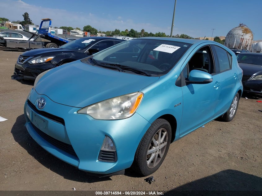 2012 Toyota Prius C Three VIN: JTDKDTB38C1011963 Lot: 39714594
