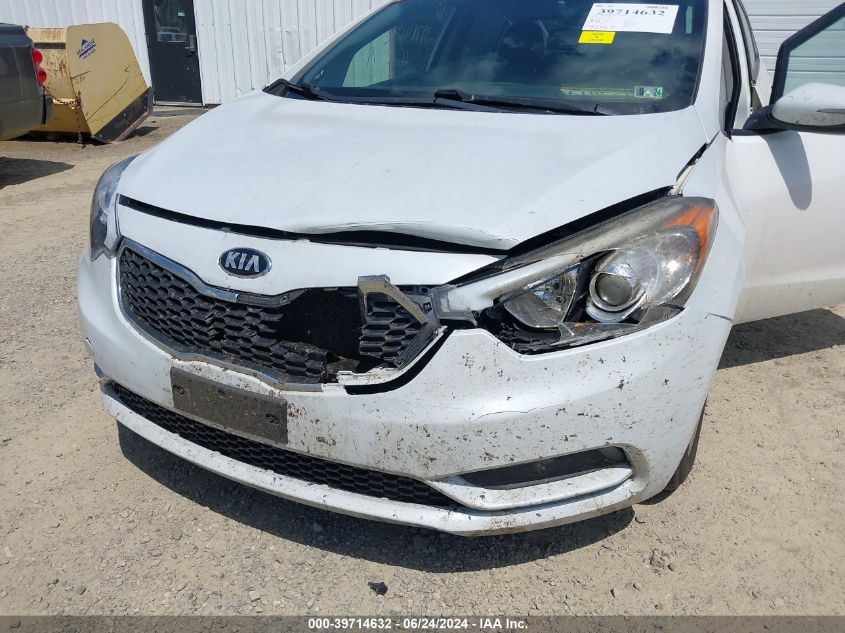 2016 Kia Forte Lx VIN: KNAFX4A69G5556835 Lot: 39714632