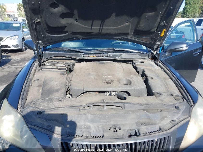 2009 Lexus Is 250 VIN: JTHBK262095104185 Lot: 39714660