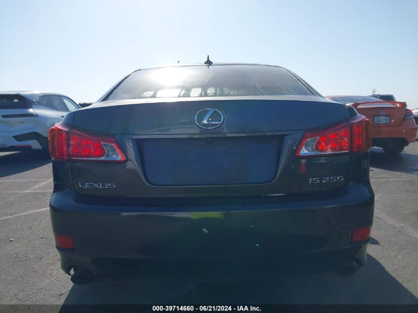 2009 Lexus Is 250 VIN: JTHBK262095104185 Lot: 39714660