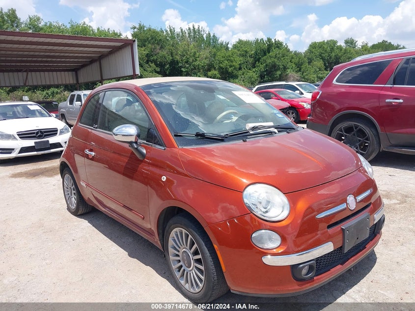 2012 Fiat 500C Lounge VIN: 3C3CFFER4CT380994 Lot: 39714678