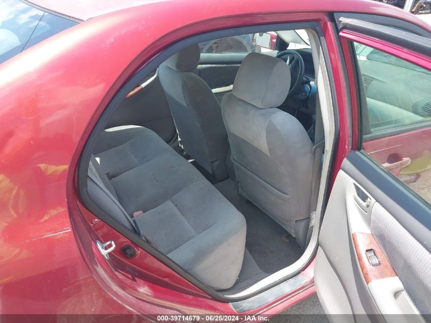 2005 Toyota Corolla Ce/Le/S VIN: 2T1BR32E55C407835 Lot: 39714679