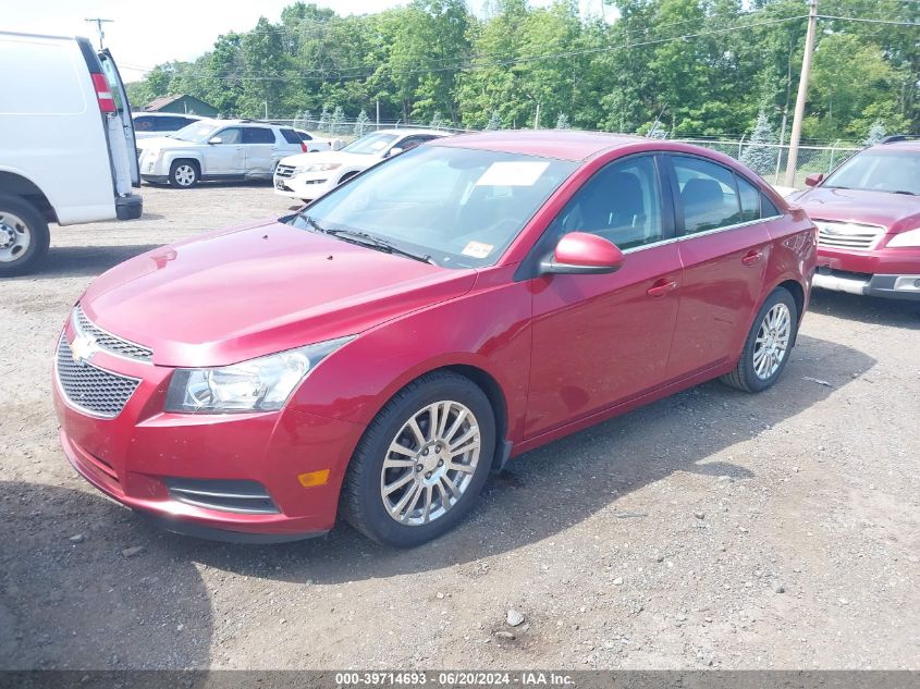 2013 Chevrolet Cruze Eco Manual VIN: 1G1PJ5SB1D7246293 Lot: 39714693