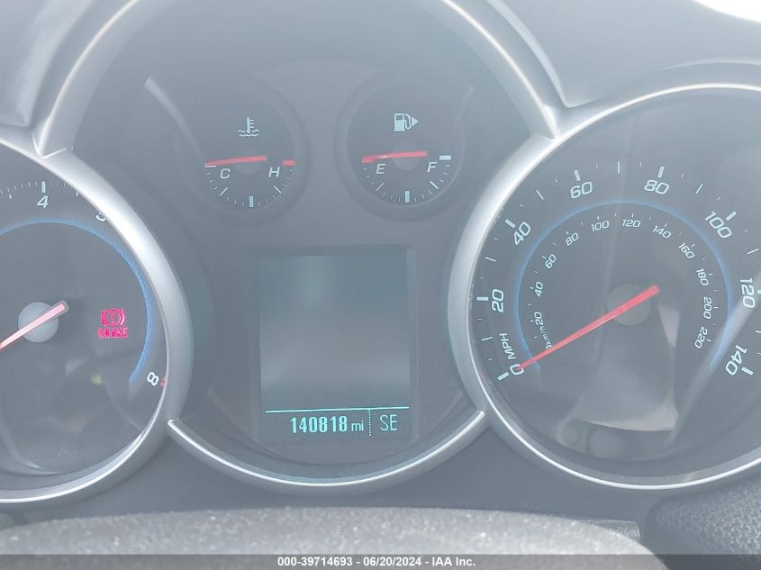 2013 Chevrolet Cruze Eco Manual VIN: 1G1PJ5SB1D7246293 Lot: 39714693