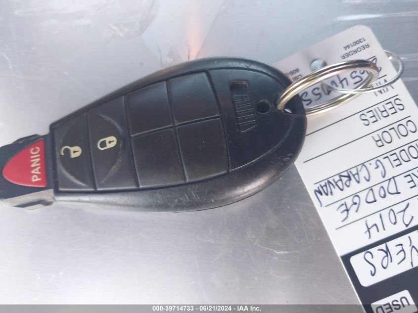 2014 Dodge Grand Caravan Se 30Th Anniversary VIN: 2C4RDGBG8ER419550 Lot: 39714733