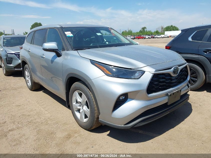 2024 Toyota Highlander Le VIN: 5TDKDRBH5RS546811 Lot: 39714734