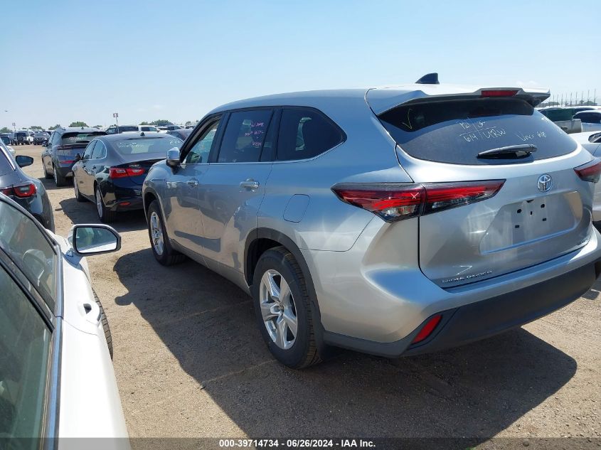 2024 Toyota Highlander Le VIN: 5TDKDRBH5RS546811 Lot: 39714734