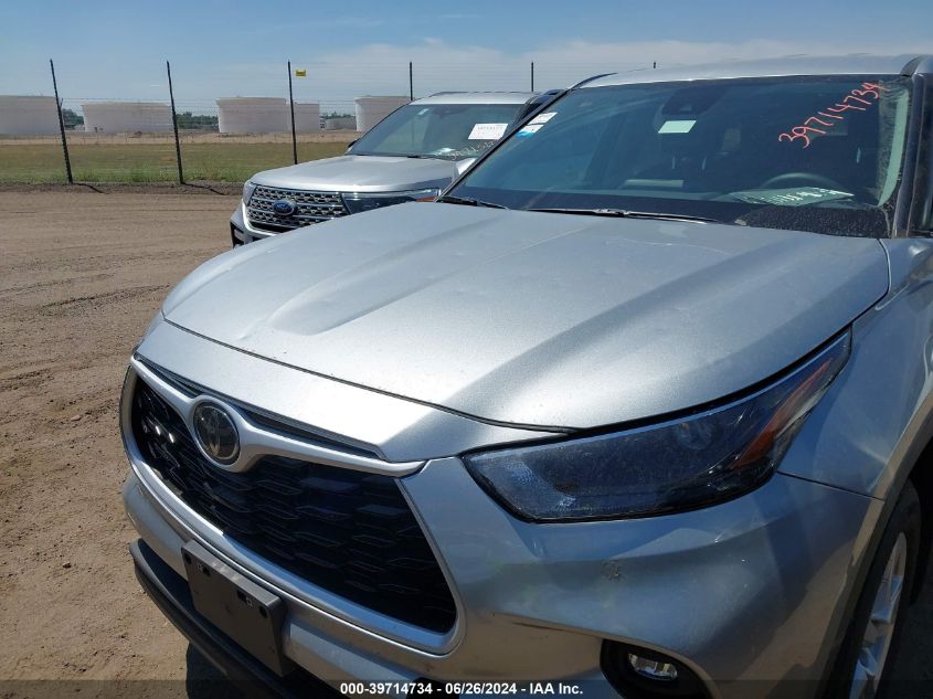 2024 Toyota Highlander Le VIN: 5TDKDRBH5RS546811 Lot: 39714734