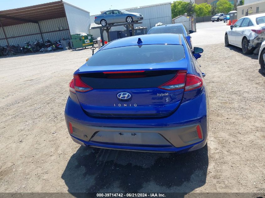 2022 Hyundai Ioniq Hybrid Se VIN: KMHC75LC8NU282654 Lot: 39714742