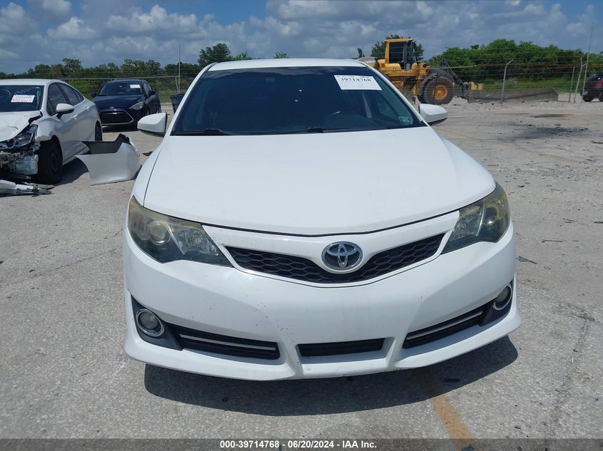 2012 Toyota Camry Se VIN: 4T1BF1FK7CU552903 Lot: 39714768
