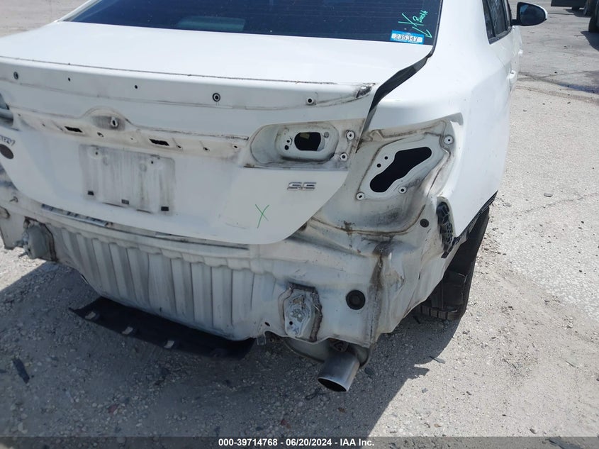 2012 Toyota Camry Se VIN: 4T1BF1FK7CU552903 Lot: 39714768