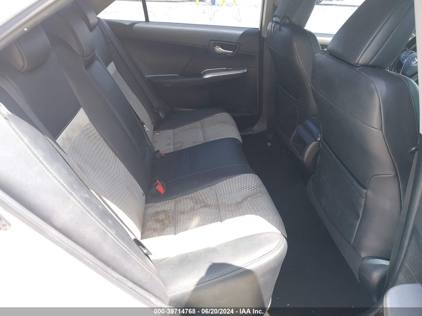 2012 Toyota Camry Se VIN: 4T1BF1FK7CU552903 Lot: 39714768