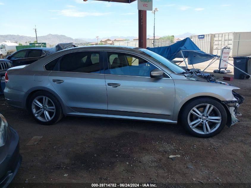 2013 Volkswagen Passat 2.0L Tdi Se VIN: 1VWBN7A39DC078855 Lot: 39714782