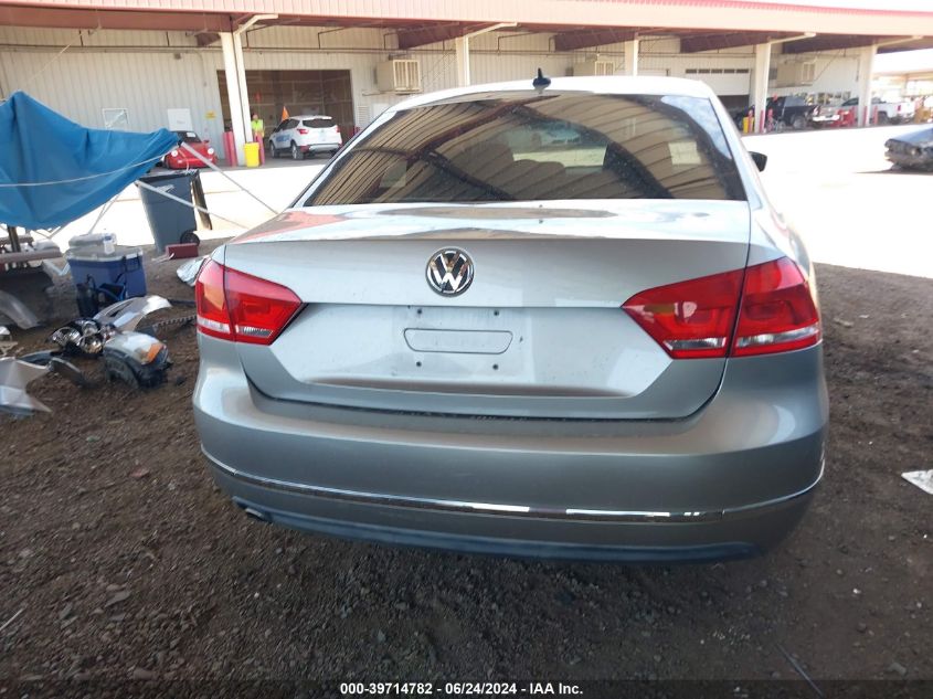 2013 Volkswagen Passat 2.0L Tdi Se VIN: 1VWBN7A39DC078855 Lot: 39714782