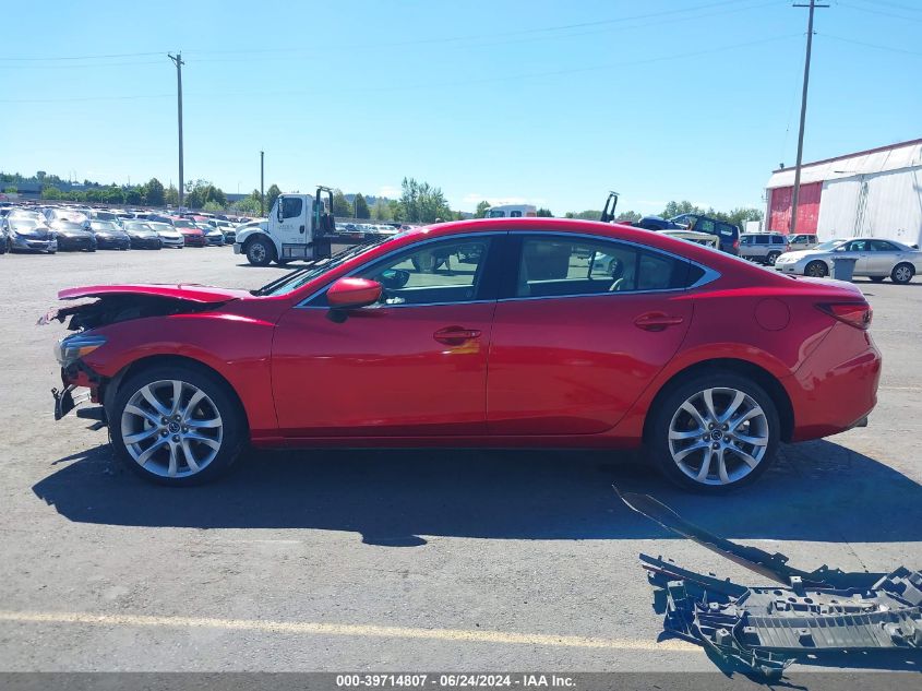 2016 Mazda Mazda6 I Touring VIN: JM1GJ1T53G1408425 Lot: 39714807