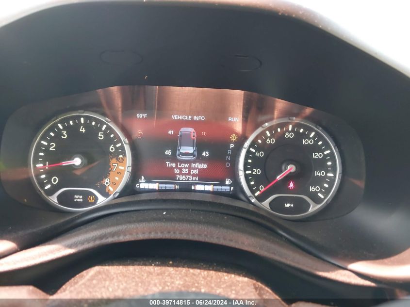 2017 Jeep Renegade Altitude Fwd VIN: ZACCJABB8HPE59247 Lot: 39714815