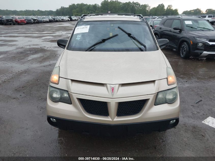 2002 Pontiac Aztek VIN: 3G7DA03E02S595352 Lot: 39714830