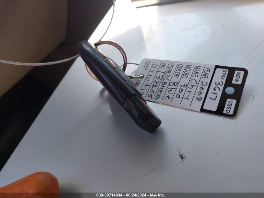 2008 Chrysler 300 Touring VIN: 2C3KA53G58H138205 Lot: 39714834