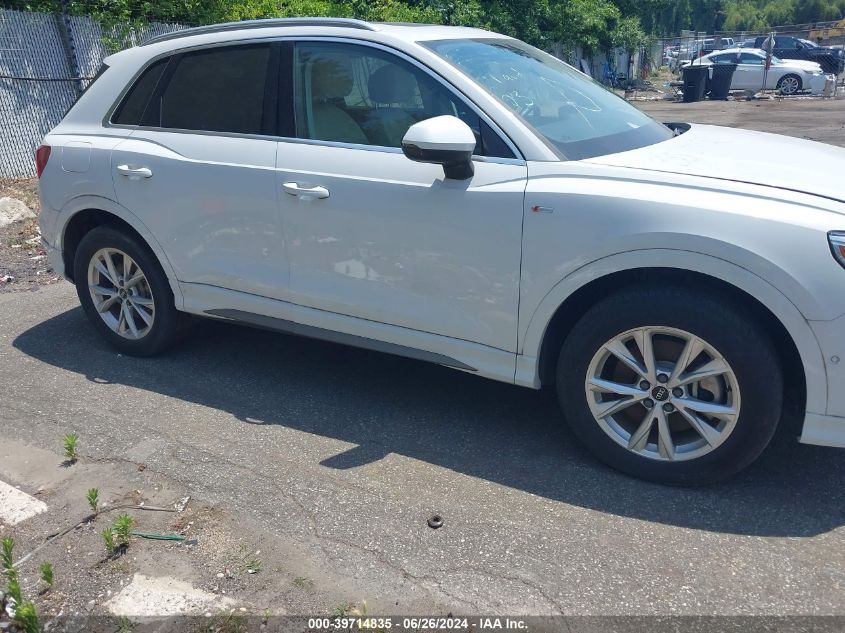 2021 Audi Q3 Premium Plus 45 Tfsi S Line Quattro Tiptronic VIN: WA1EECF32M1047731 Lot: 39714835