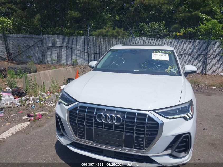 2021 Audi Q3 Premium Plus 45 Tfsi S Line Quattro Tiptronic VIN: WA1EECF32M1047731 Lot: 39714835