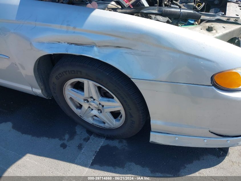 2003 Chevrolet Monte Carlo Ss VIN: 2G1WX15K039226516 Lot: 39714868