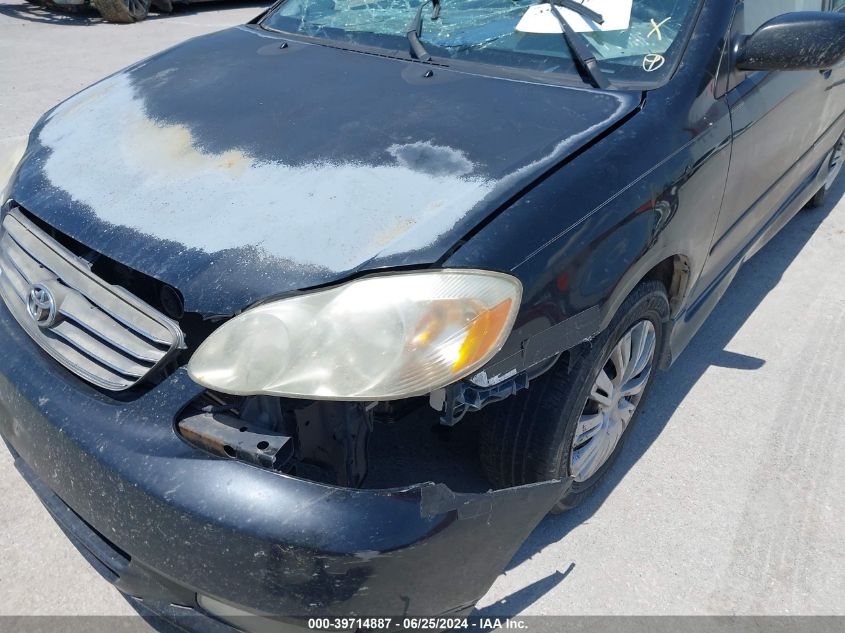 2003 Toyota Corolla Ce/Le/S VIN: 1NXBR32E73Z177498 Lot: 39714887