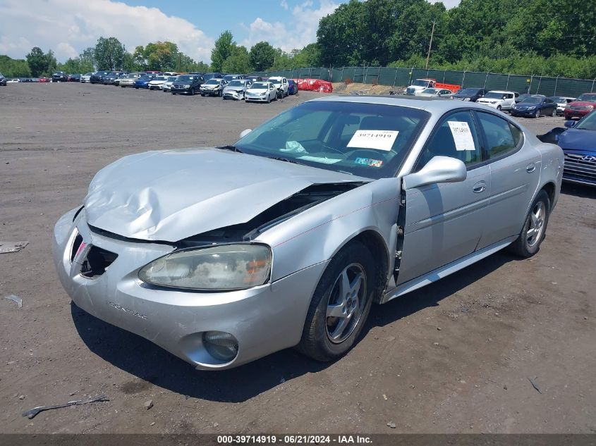 2004 Pontiac Grand Prix Gt1 VIN: 2G2WP522041116170 Lot: 39714919