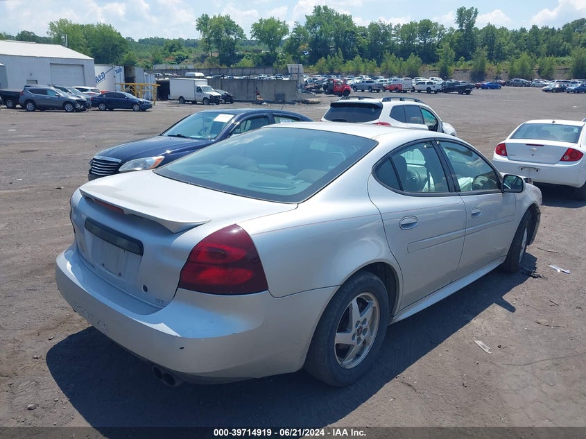 2004 Pontiac Grand Prix Gt1 VIN: 2G2WP522041116170 Lot: 39714919