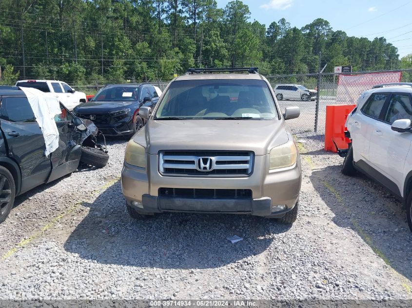2006 Honda Pilot Ex-L VIN: 5FNYF28666B016090 Lot: 39714934