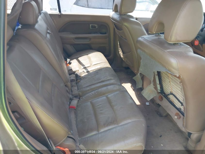 2006 Honda Pilot Ex-L VIN: 5FNYF28666B016090 Lot: 39714934