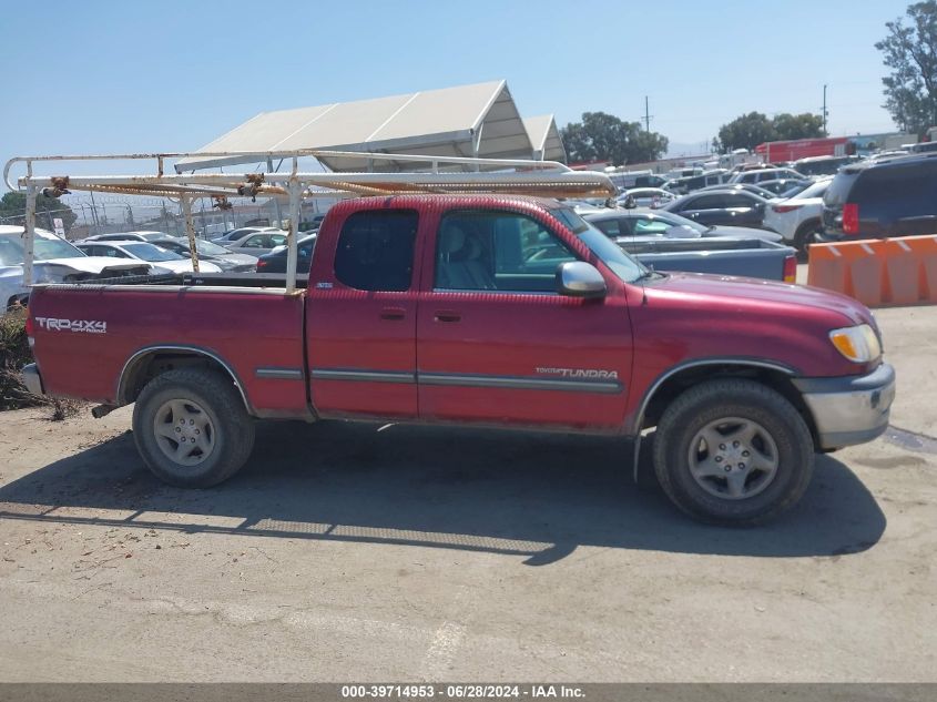 2002 Toyota Tundra Sr5 V8 VIN: 5TBRT34132S242423 Lot: 39714953