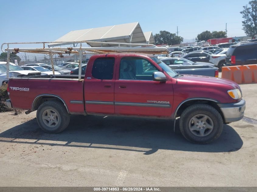 2002 Toyota Tundra Sr5 V8 VIN: 5TBRT34132S242423 Lot: 39714953