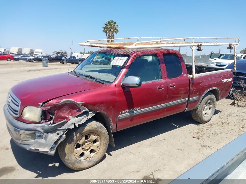 2002 Toyota Tundra Sr5 V8 VIN: 5TBRT34132S242423 Lot: 39714953