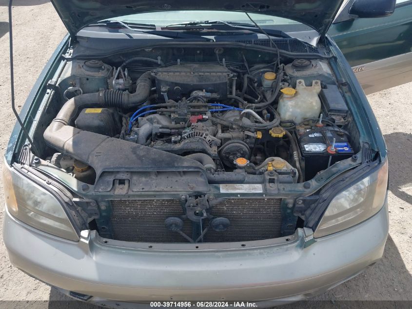 2002 Subaru Outback VIN: 4S3BH675027654299 Lot: 39714956