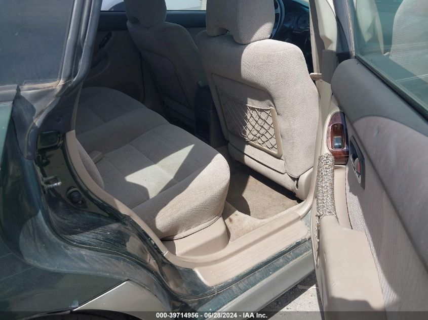 2002 Subaru Outback VIN: 4S3BH675027654299 Lot: 39714956