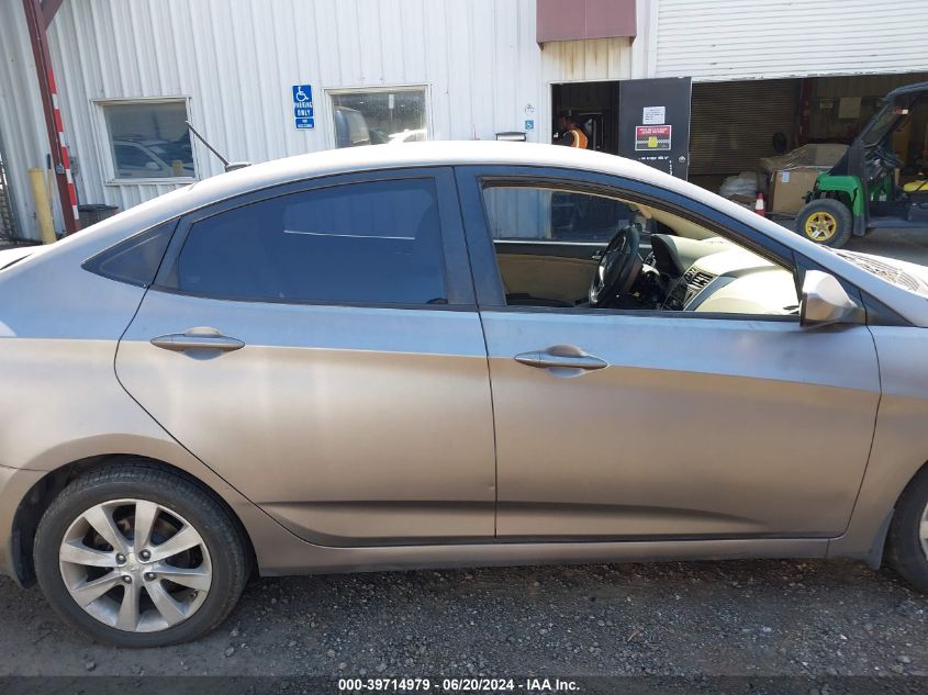 2012 Hyundai Accent Gls/Gs/Se VIN: KM8CU4AEXCU269229 Lot: 40333509