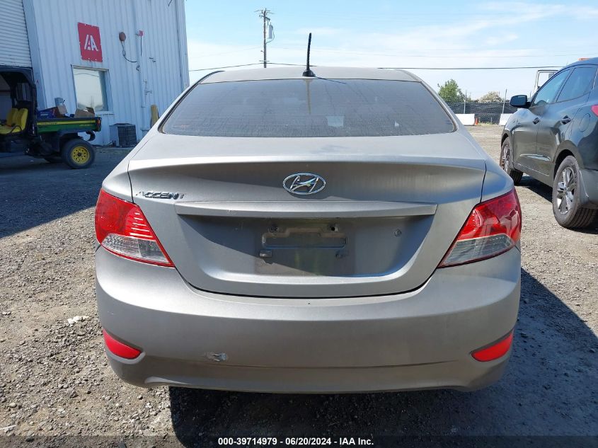 2012 Hyundai Accent Gls/Gs/Se VIN: KM8CU4AEXCU269229 Lot: 40333509