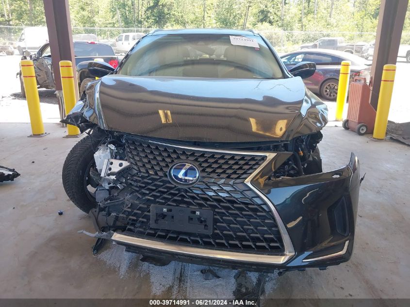 2022 Lexus Rx 450H VIN: 2T2HGMDA2NC080919 Lot: 39714991