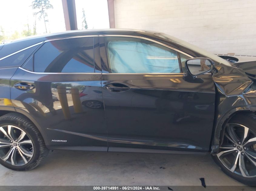 2022 Lexus Rx 450H VIN: 2T2HGMDA2NC080919 Lot: 39714991