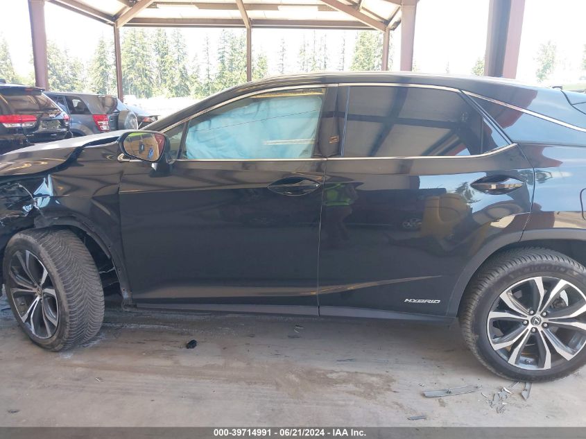 2022 Lexus Rx 450H VIN: 2T2HGMDA2NC080919 Lot: 39714991