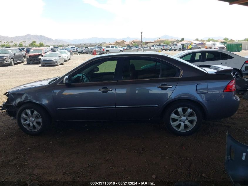 2006 Kia Optima Ex V6 (New)/Lx V6 (New) VIN: KNAGE124265051675 Lot: 39715010