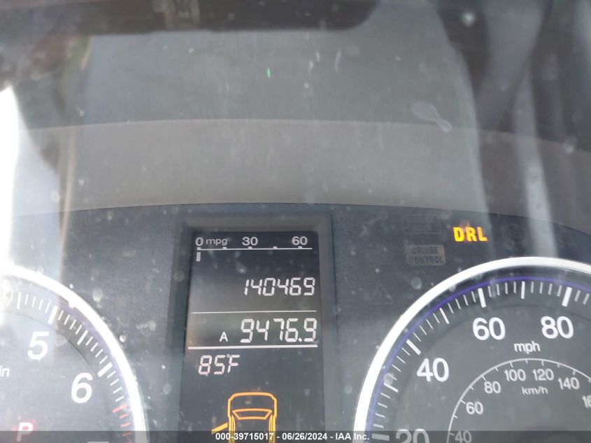 2008 Honda Cr-V Ex VIN: JHLRE48598C072635 Lot: 39715017