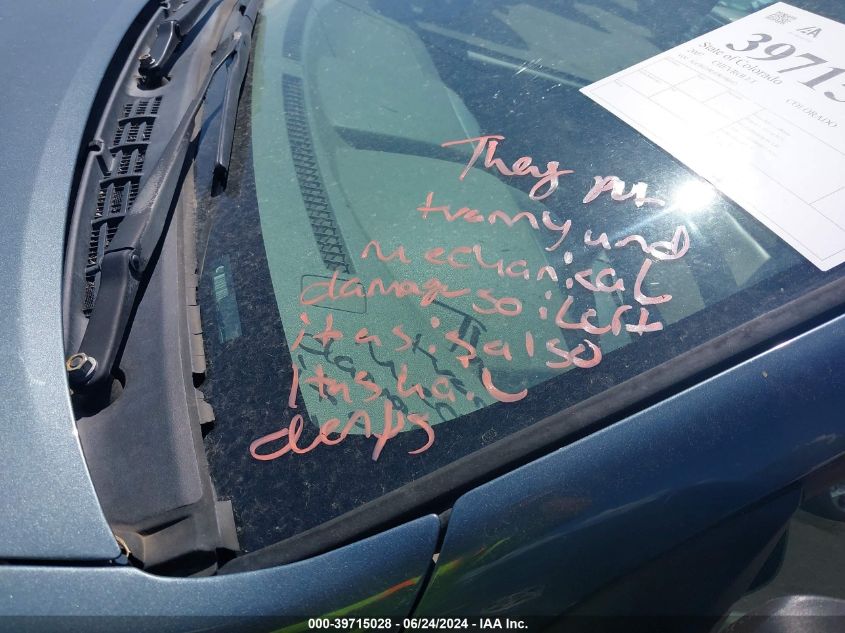 2007 Chevrolet Colorado Work Truck VIN: 1GCDT19E478198042 Lot: 39715028