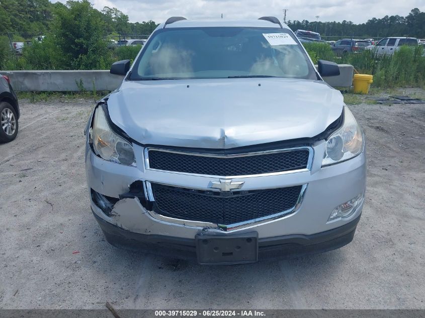 2012 Chevrolet Traverse Ls VIN: 1GNKRFED7CJ381557 Lot: 39715029