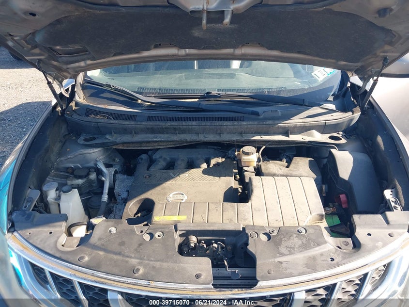 2012 Nissan Murano Sl VIN: JN8AZ1MW3CW232791 Lot: 39715070