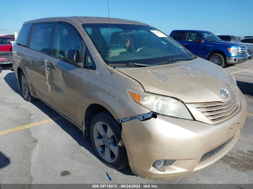 2011 Toyota Sienna VIN: 5TDKA3DC6BS001438 Lot: 39715072