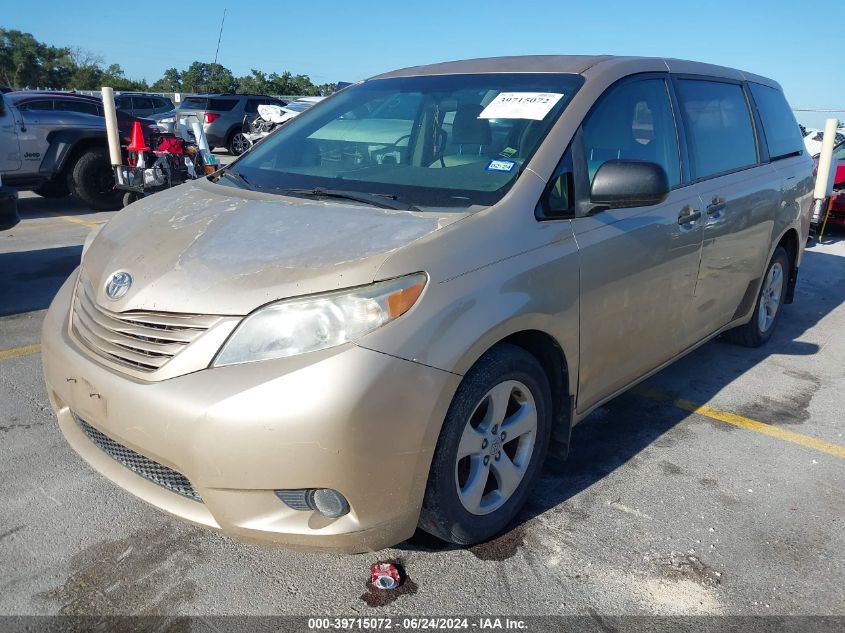 2011 Toyota Sienna VIN: 5TDKA3DC6BS001438 Lot: 39715072