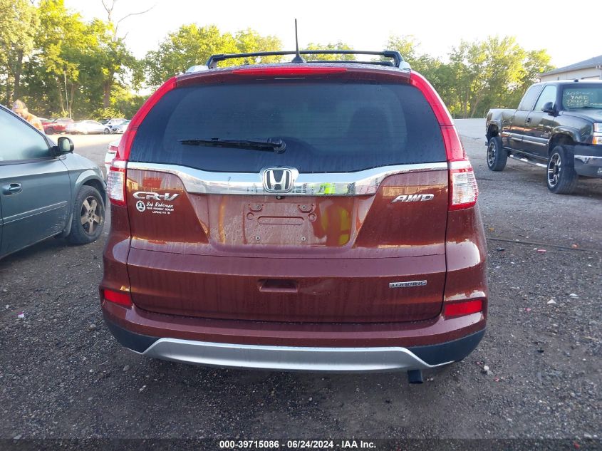2015 Honda Cr-V Touring VIN: 5J6RM4H94FL041979 Lot: 39715086